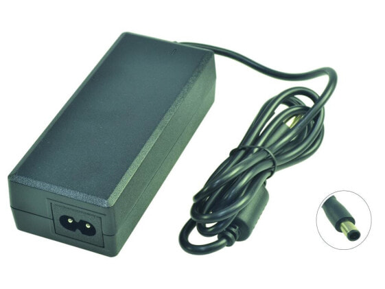 2-power AC Adapter 19.5V 4.62A 90W inc. mains cable - 19.5 V - Dell Latitude D600 - Black - 57 mm - 131 mm - 32 mm