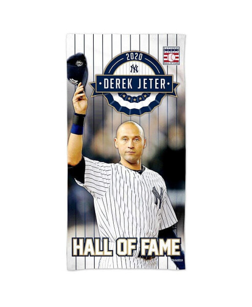Derek Jeter New York Yankees 2020 Hall of Fame 30'' x 60'' Spectra Beach Towel