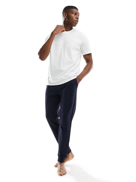 Boss Bodywear fashion logo joggers in navy