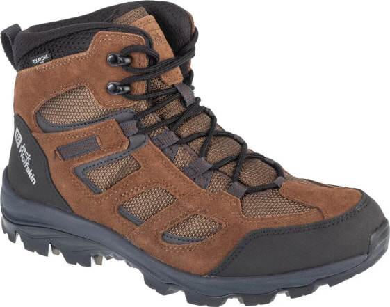 Buty trekkingowe męskie Jack Wolfskin Jack Wolfskin Vojo 3 Texapore Mid M 4042462-5298 Brązowe 43