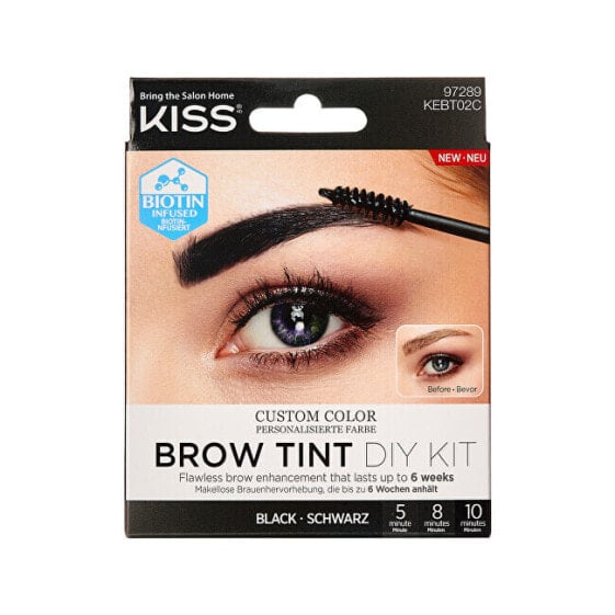 Краска для бровей и ресниц Kiss Brow Tint DIY Kit 20 мл