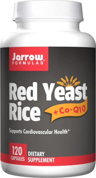 Jarrow Formulas Red Yeast Rice plus Co-Q10 -- 120 Capsules