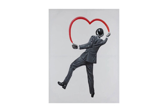 Bild handgemalt Banksy's Man in Love