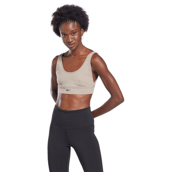 Топ спортивный Reebok Stripped Minimalist Sports Bra