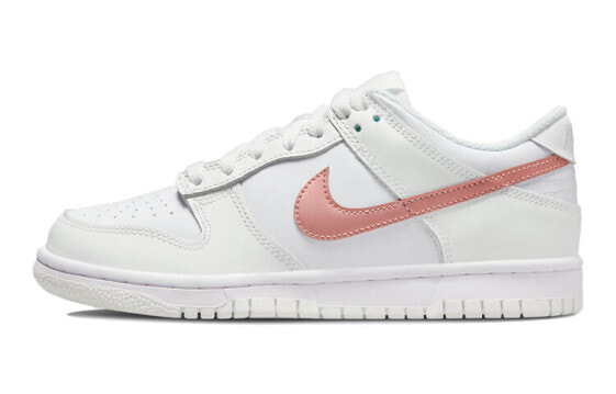 Кеды Nike Dunk Low детские GS бело-розовые