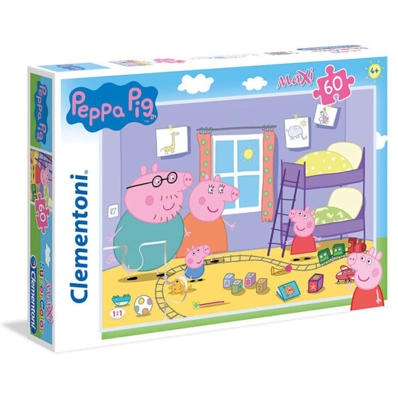 Пазл развивающий CLEMENTONI Peppa Pig Maxi 60 элементов