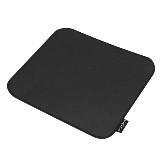 LogiLink ID0195, Black, Monochromatic, Polyester, Non-slip base, Gaming mouse pad
