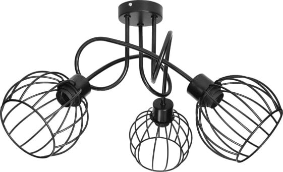 Lampa sufitowa Orno MARBELLA lampa wisząca, moc max. 3x60W, E27, czarna