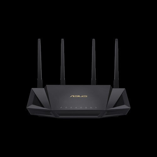 ASUS RT-AX58U - Беспроводной маршрутизатор Wi-Fi 6 (802.11ax) - Dual-band (2.4 GHz / 5 GHz) - Ethernet LAN