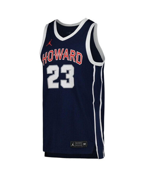Men's Michael Jordan Navy Howard University Bisons Replica Basketball Jersey