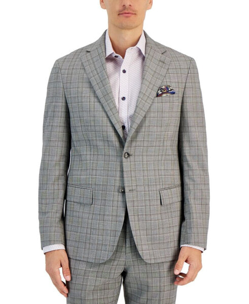Men's Slim-Fit Wool Suit Separate Jacket