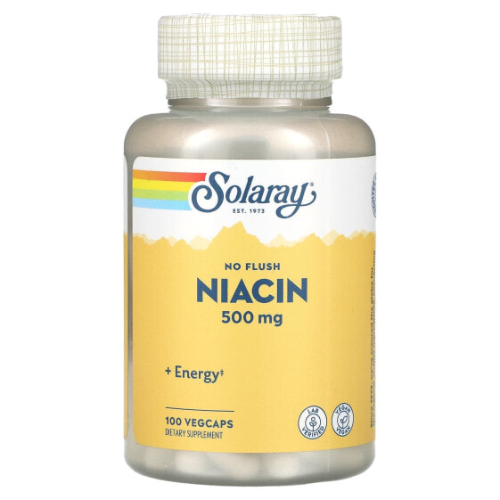 No Flush Niacin, 500 mg, 100 VegCaps