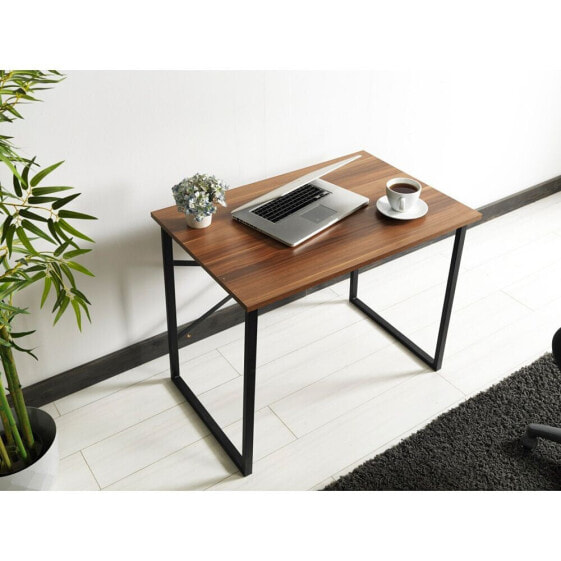 Lator Metal Frame 35 Wooden Top Small Writing And Computer Desk