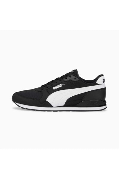 384640 01 St Runner V3 Mesh Black - Whıte Spor Ayakkabı/beyaz Siyah/44,5 Numara