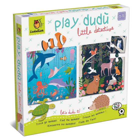 Развивающая игра Ludattica Play Dudù Маленький детектив Найди животных Multicolor