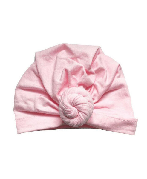 Baby Girls Baby Turban - Light Pink