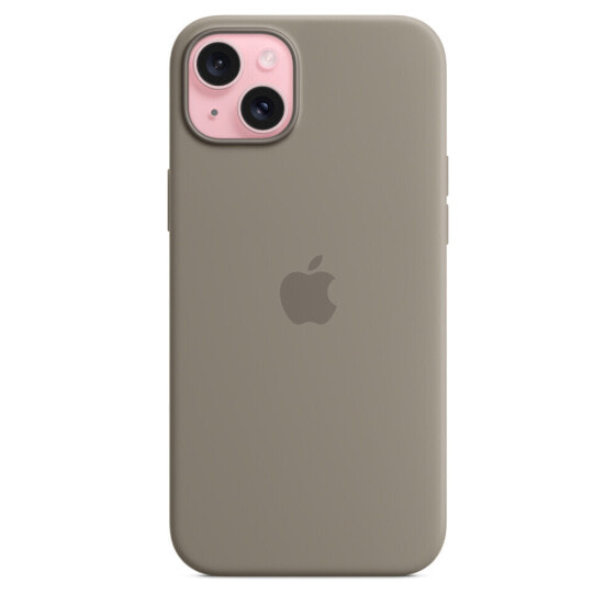 Apple iPhone 15 Plus Si Case Clay