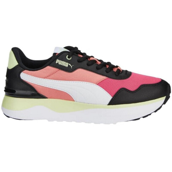 Кроссовки женские Puma R78 Voyage розово-черно-зеленые 380729 15