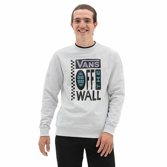 Men’s Sweatshirt without Hood Vans Global White