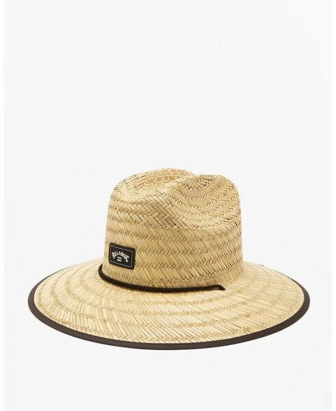 Men's Tides Print Straw Hat