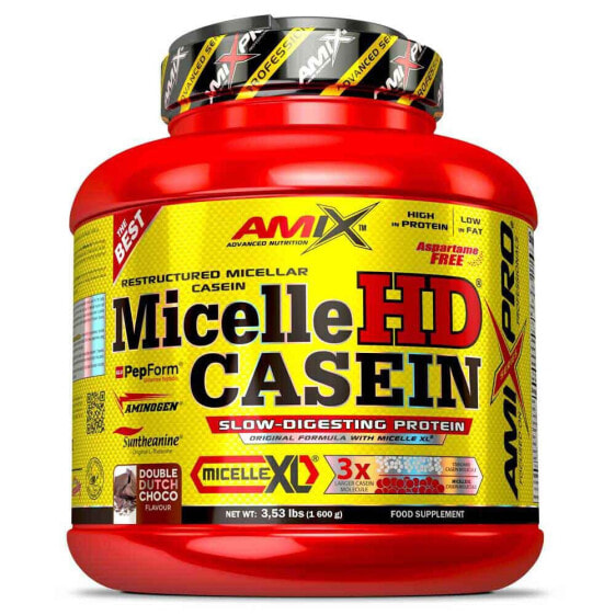 Поливающее молоко AMIX Micelle HD Casein 1.6 кг Протеин Ванильное