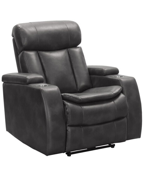 Zackary Leather Theater Power Recliner with Power Headrest