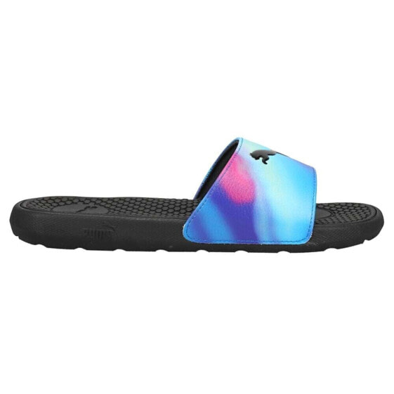 Puma Cool Cat Dark Prismatic Bx Slide Womens Blue, Multi Casual Sandals 3836320