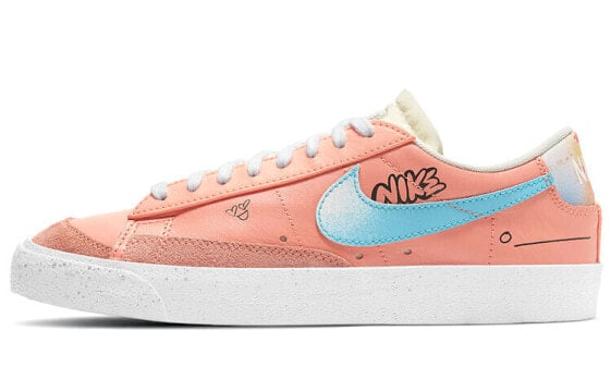 Кроссовки женские Nike Blazer Low '77 Swoosh розовый