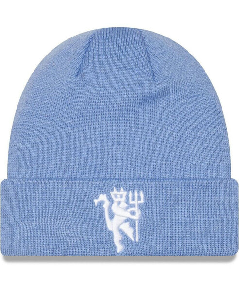 Men's Blue Manchester United Seasonal Cuffed Knit Hat