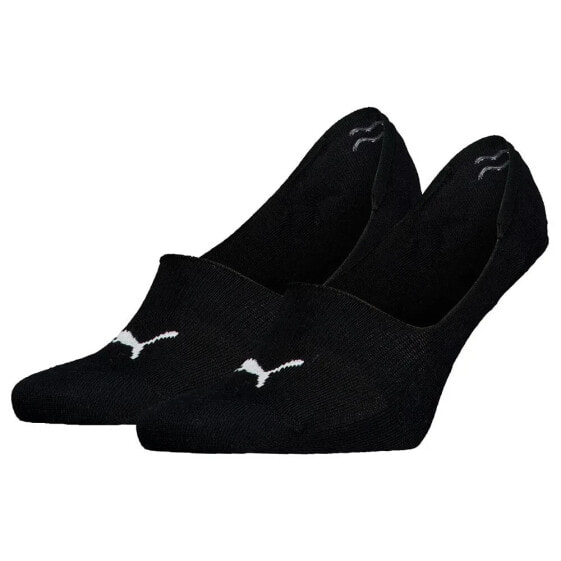 Черные спортивные носки PUMA 701225906 No Show Socks 2 Units