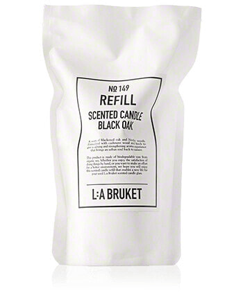 L:A BRUKET Home Fragrance 149 Refill Scented Candle Black Oak (260 g)