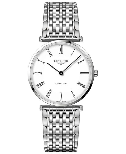 Women's Swiss Automatic La Grande Classique de Longines Stainless Steel Bracelet Watch 38mm