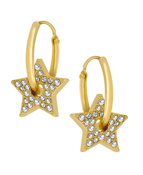 Серьги And Now This Pave Stars Hoop