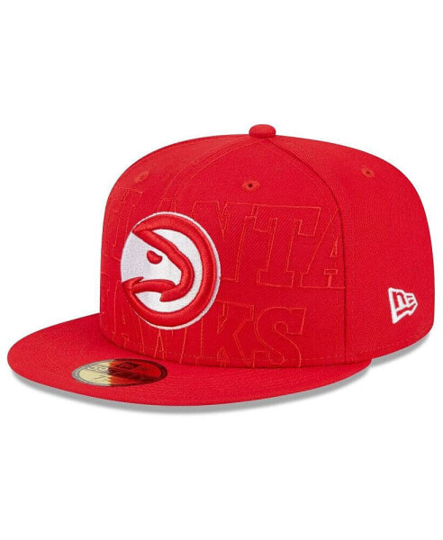 Men's Red Atlanta Hawks 2023 NBA Draft 59FIFTY Fitted Hat