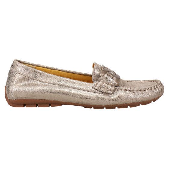 VANELi Aiker Metallic Slip On Loafers Womens Gold Flats Casual AIKER310829
