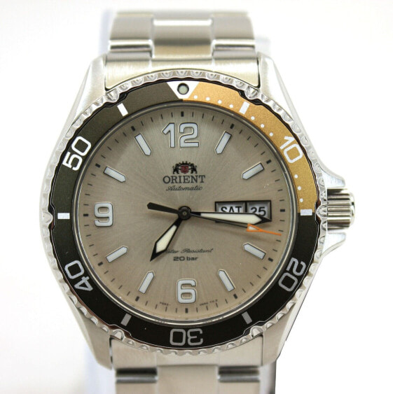 Orient Men's Mako III Kamasu R Automatic Silver Dial Watch - RA-AA0821S39B NEW