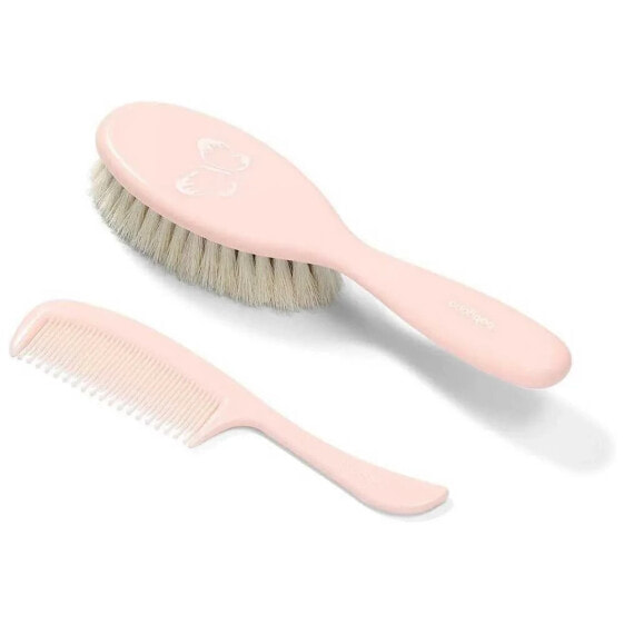 BABYONO Set Brush And Comb With Extra Soft Natural Sows