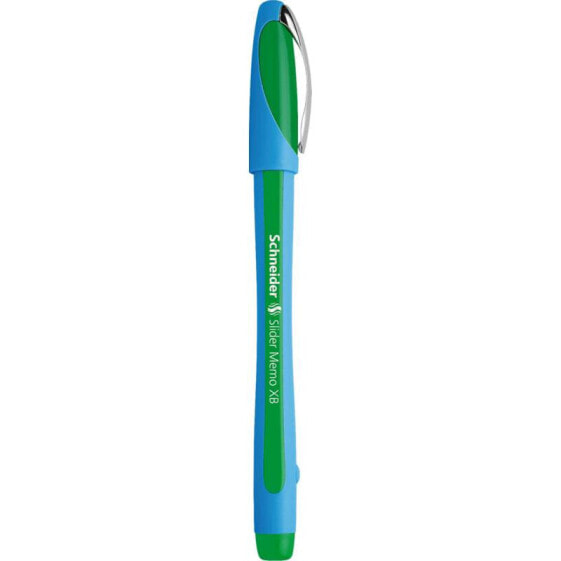 Schneider Schreibgeräte Schneider Pen Slider Memo XB - Clip - Stick ballpoint pen - Green - Extra Bold