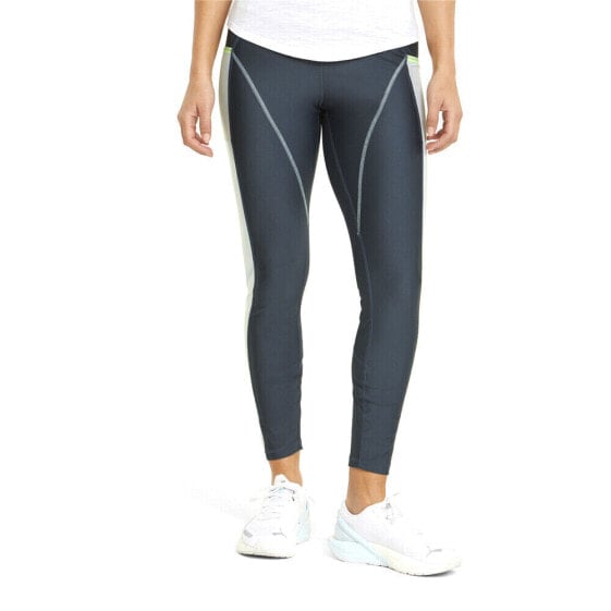 Puma Marathon High Waisted Full Length Athletic Leggings Womens Grey Athletic Ca