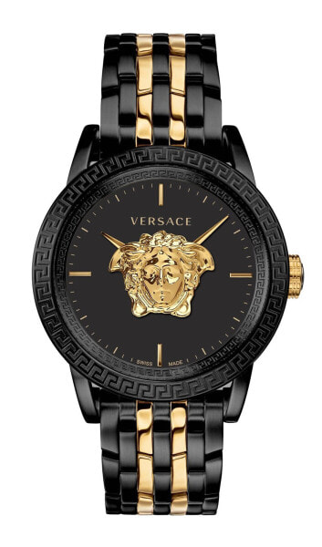 Versace Palazzo Empire Herrenuhr Roségold Schwarz Stahl 43mm VERD011 19