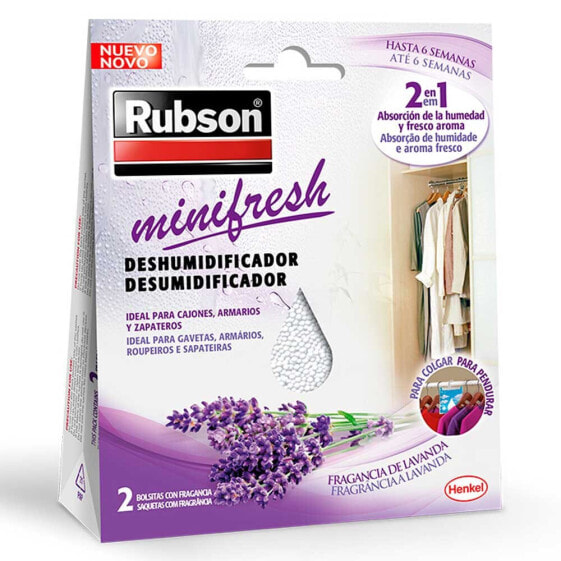 Очиститель воздуха Rubson Minifresh Лаванда 50г 2 шт.