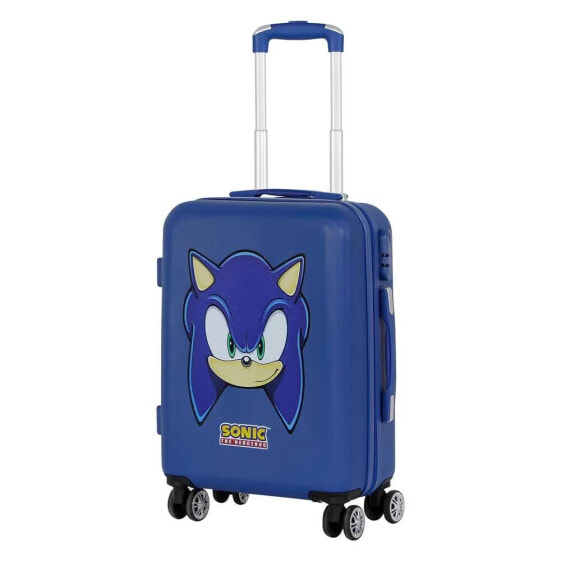 KARACTERMANIA Sonic The Hedgehog Sega Sight Abs 4 Wheel Cabin Suitcase