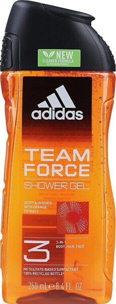 Adidas Team Force Shower Gel 3-In-1 - Duschgel 250 ml