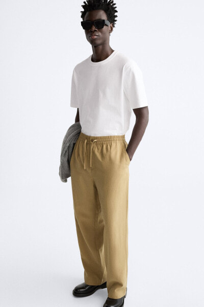 Lyocell blend trousers