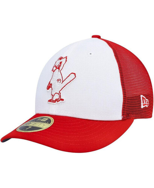 Men's White, Red St. Louis Cardinals 2023 On-Field Batting Practice Low Profile 59FIFTY Fitted Hat