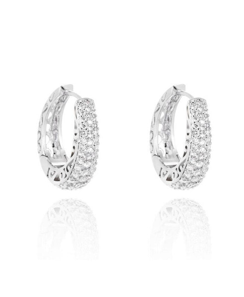 Crystal Hoop Earrings