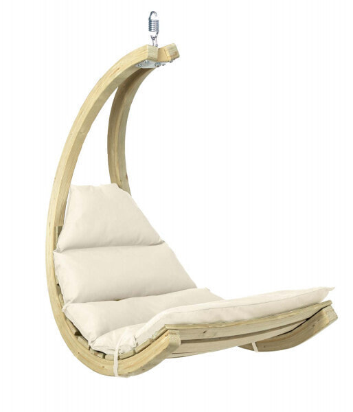 Amazonas AZ-2020440 - Hanging chaise lounger - Without stand - Indoor/outdoor - Beige - Polyester - Polypropylene (PP) - 120 kg