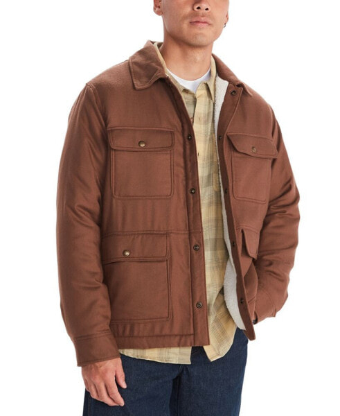 Men's Ridgefield Fleece-Lined Flannel Shirt Jacket
