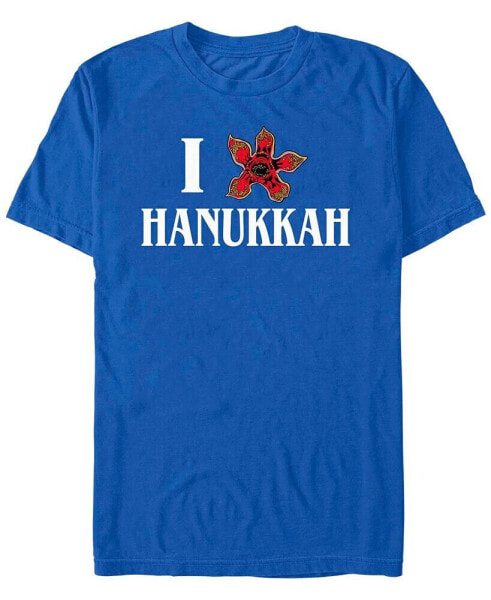 Men's Stranger Things Demogorgon Hanukkah Short Sleeves T-shirt
