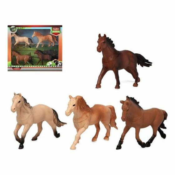 Игровой набор животных BB Fun Horses 110388 (4 pcs) (Лошади).